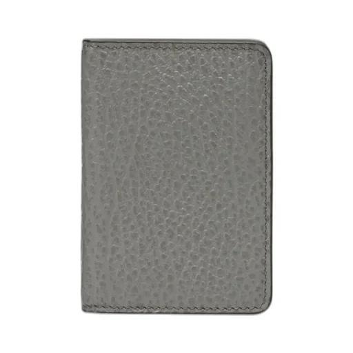 Embossed Grainy-Leather Card Holder