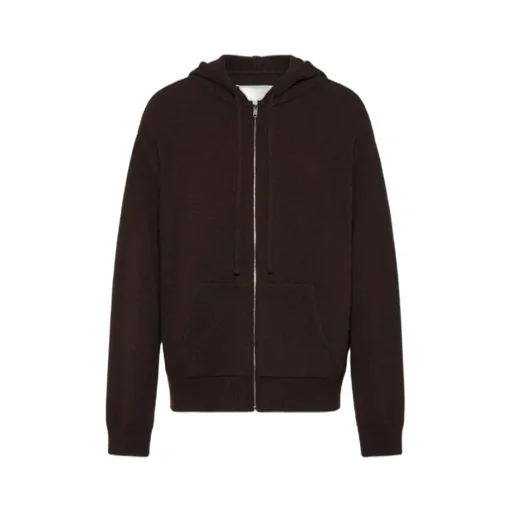 Cashmere Zip-Up Hoodie