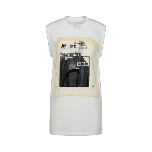 Graphic Printed Sleeveless T-Shirt