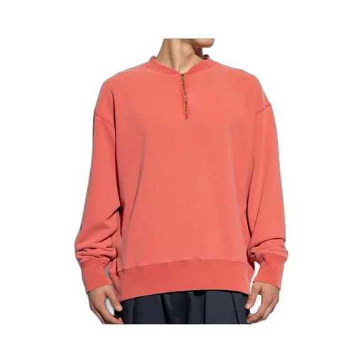 Half-Zip Cotton Sweatshirt