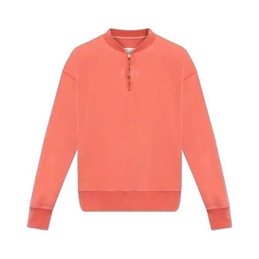 Half-Zip Cotton Sweatshirt
