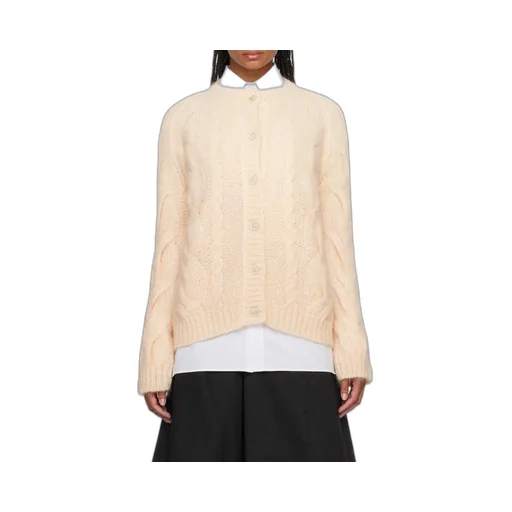 Long-Sleeved Button-Down Cardigan