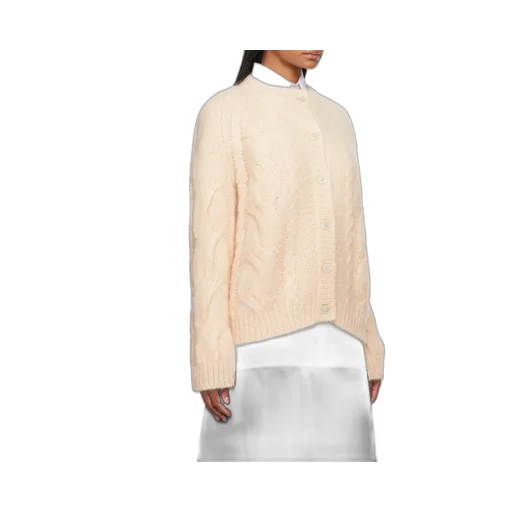Long-Sleeved Button-Down Cardigan