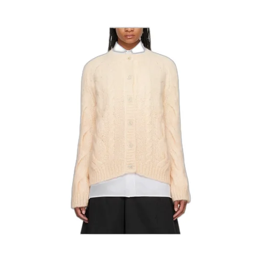 Long-Sleeved Button-Down Cardigan