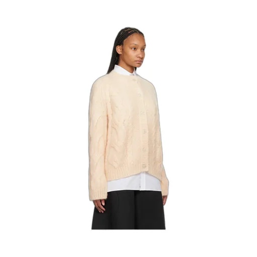 Long-Sleeved Button-Down Cardigan
