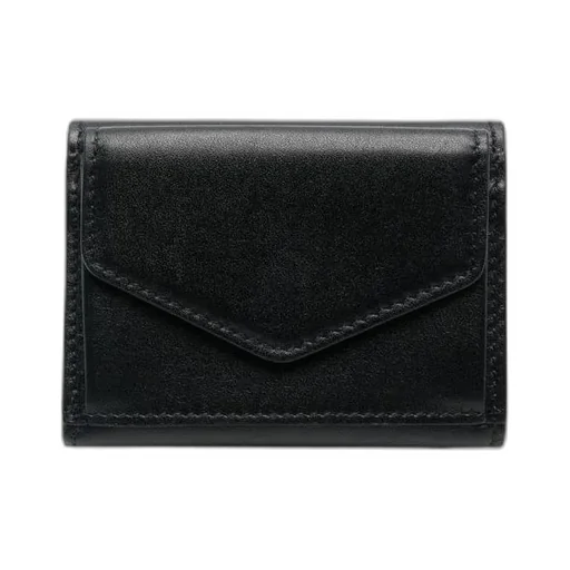 Four-Stitch Leather Purse