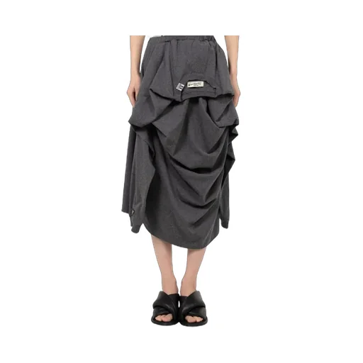 Draped Asymmetrical Skirt