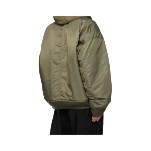 Extended Placket Hood Flight Jacket
