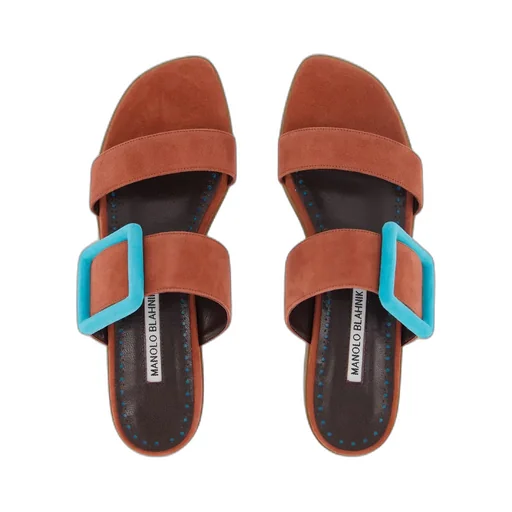 Buckle-Detailed Open Toe Sandals