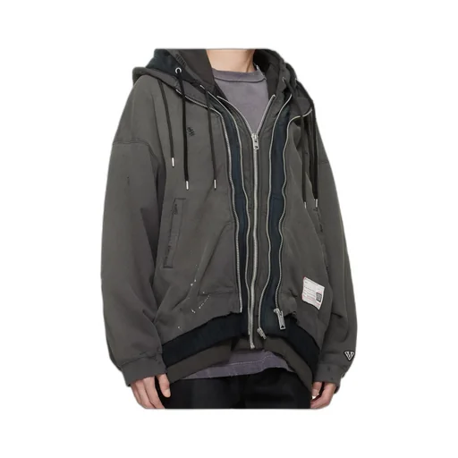 Triple Layered Zip-Up Hoodie