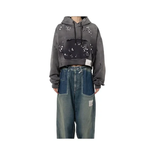 Rhinestone-Embellished Hoodie