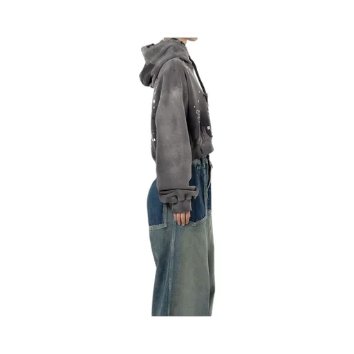 Rhinestone-Embellished Hoodie