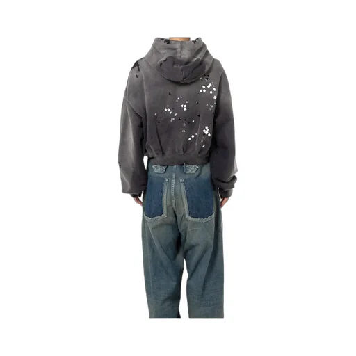 Rhinestone-Embellished Hoodie