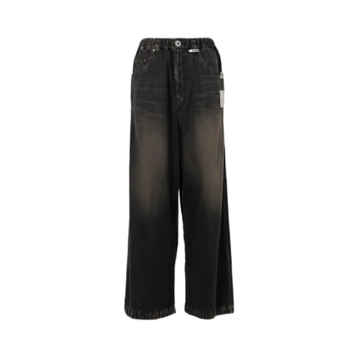 Elasticated-Waist Jeans