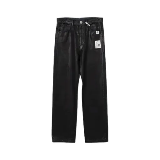 Two-Tone Coated Jeans