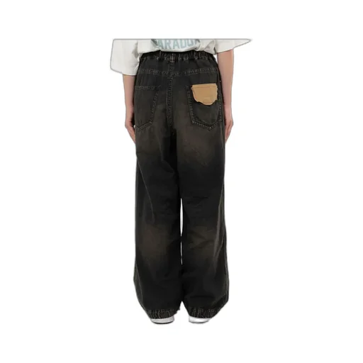 Elasticated-Waist Jeans