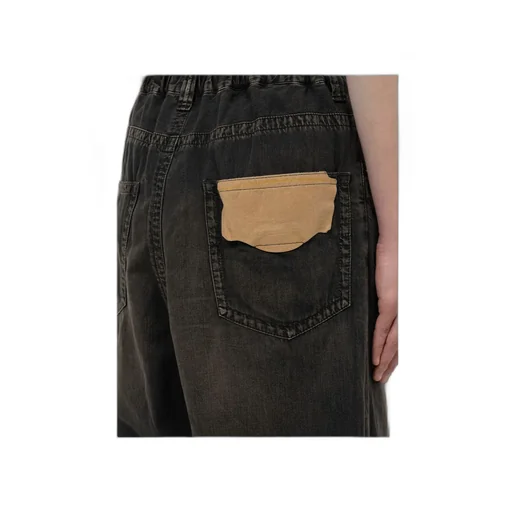 Elasticated-Waist Jeans