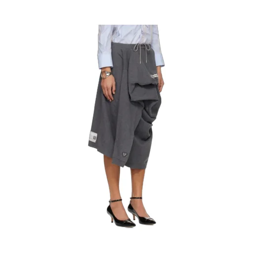 Draped Asymmetrical Skirt