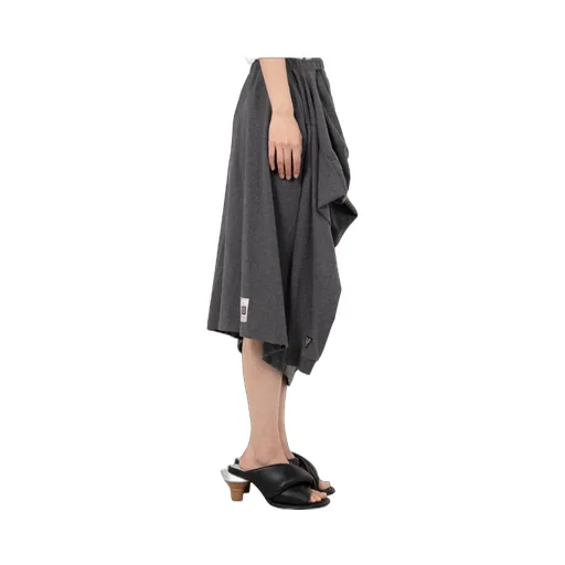 Draped Asymmetrical Skirt