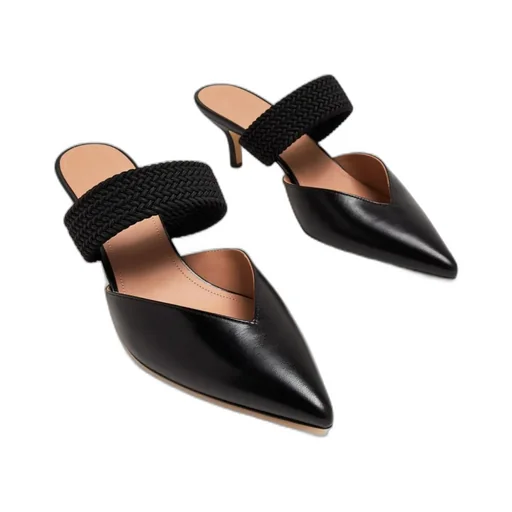 Pointed High-Heeled Sandals