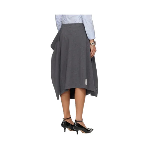 Draped Asymmetrical Skirt