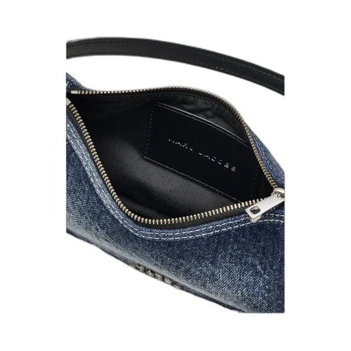 The Faded Denim Charm Shoulder Bag