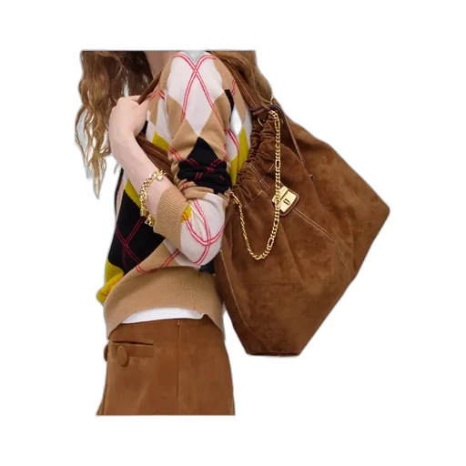 The Suede Cristina Tote Bag