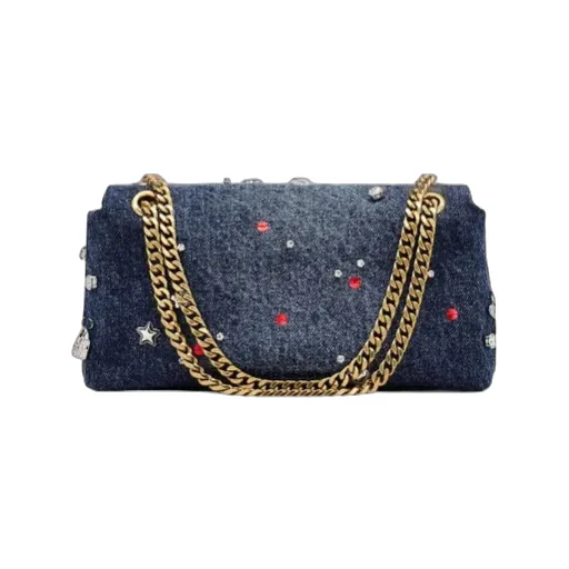 Mini The Trinket Denim Crossbody Bag