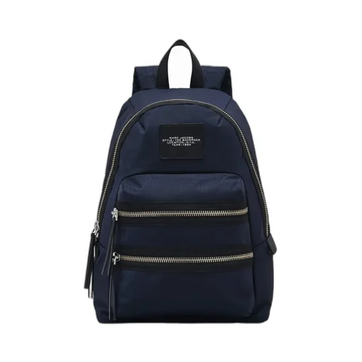 The Biker Logo-Patch Zipped Large Backpack
