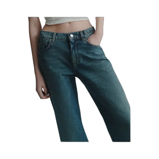 Low-Rise Wide-Leg Jeans