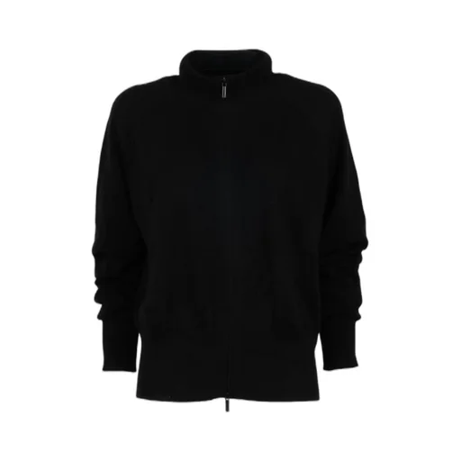 Long-Sleeved Zipper Cardigan