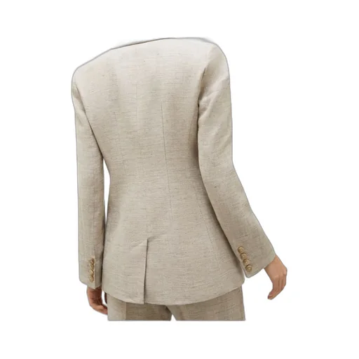 Double-Breasted Linen Blazer