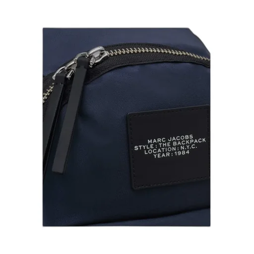 The Biker Logo-Patch Zipped Large Backpack