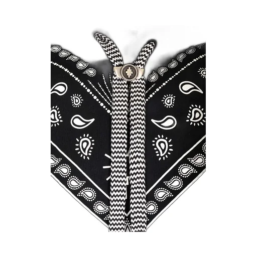 Bandana Printed Drawstring Hoodie