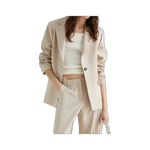 Stretch Canvas Blazer