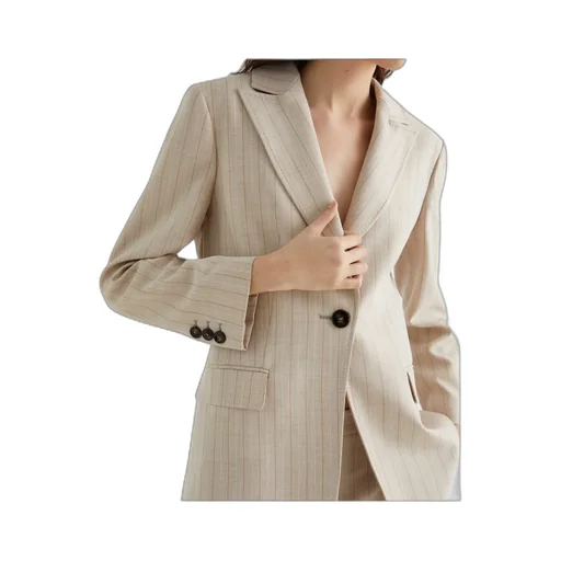 Stretch Canvas Blazer