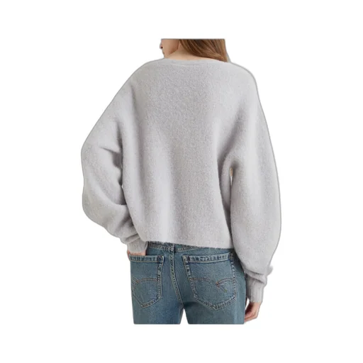 Stretch Alpaca Crew-Neck Sweater