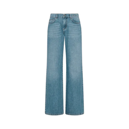 Low-Rise Wide-Leg Jeans