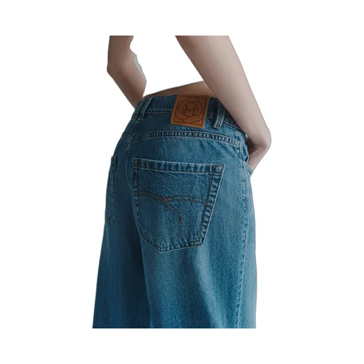 Low-Rise Wide-Leg Jeans