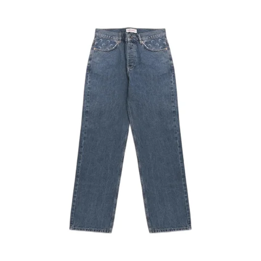 Logo Printed Jeans