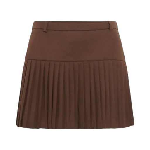 Pleated Mini Skirt