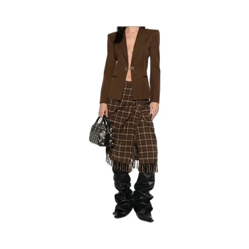 Buttoned Wool Jacket