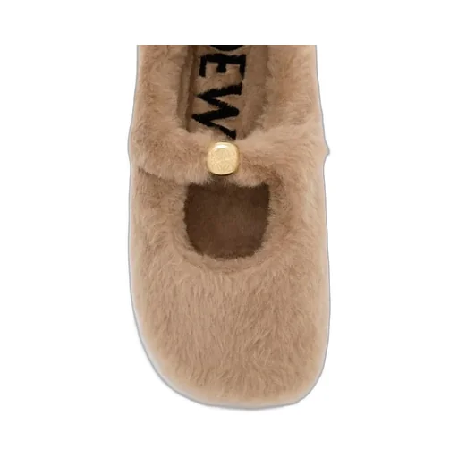 Shearling Pebble Soft Ballerina Shoes