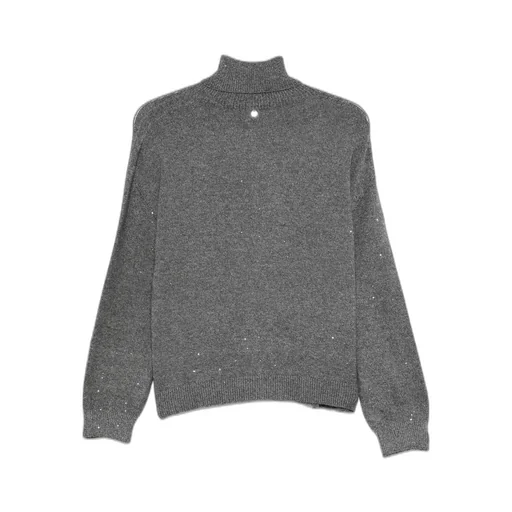 Embellished Turtleneck Sweater