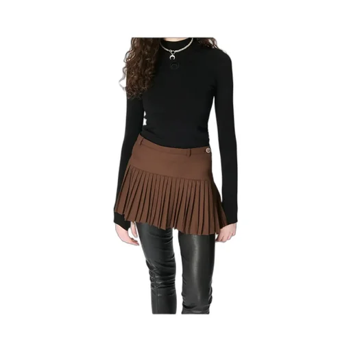 Pleated Mini Skirt