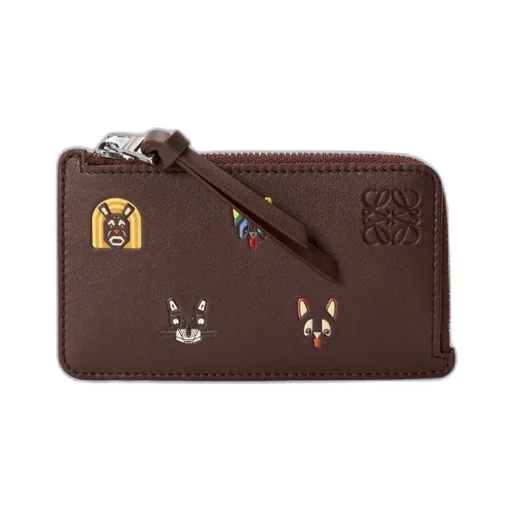 Cat-Patterned Card Holder And Coin Purse