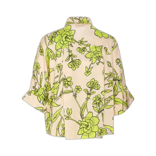 Printed Satin Shirt