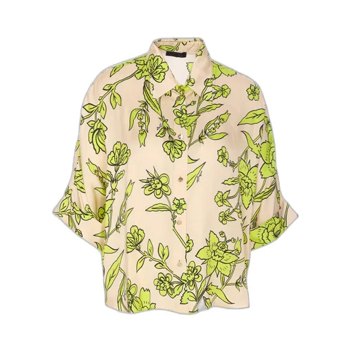 Printed Satin Shirt