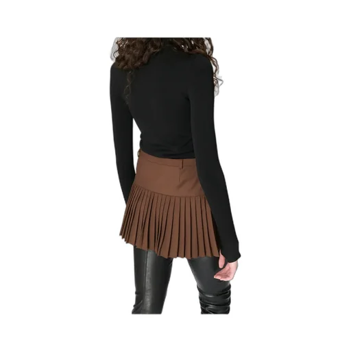 Pleated Mini Skirt