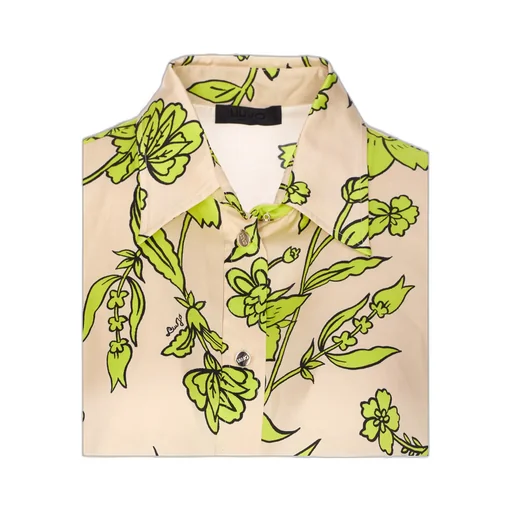 Printed Satin Shirt